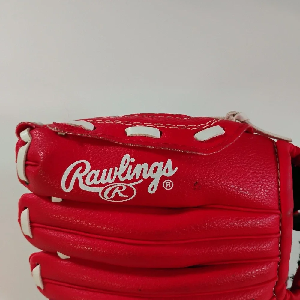 Rawlings Player Series Youth Red Blue Model: PL91SR Baseball Glove